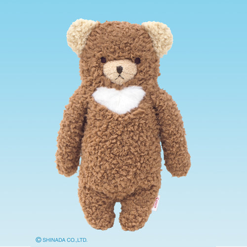 Fumofumo San Fluffy Dark Brown Bear (21cm)