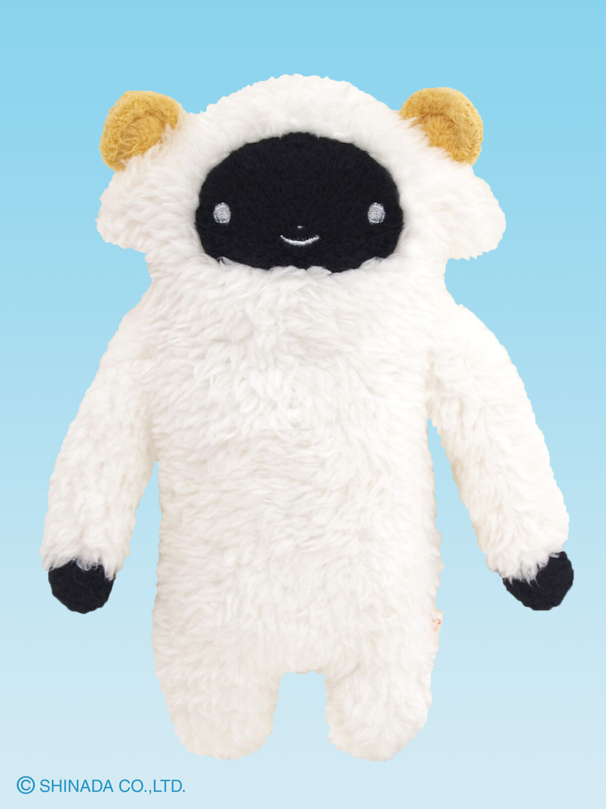 Fumofumo San Fluffy Black and White Sheep (20cm)