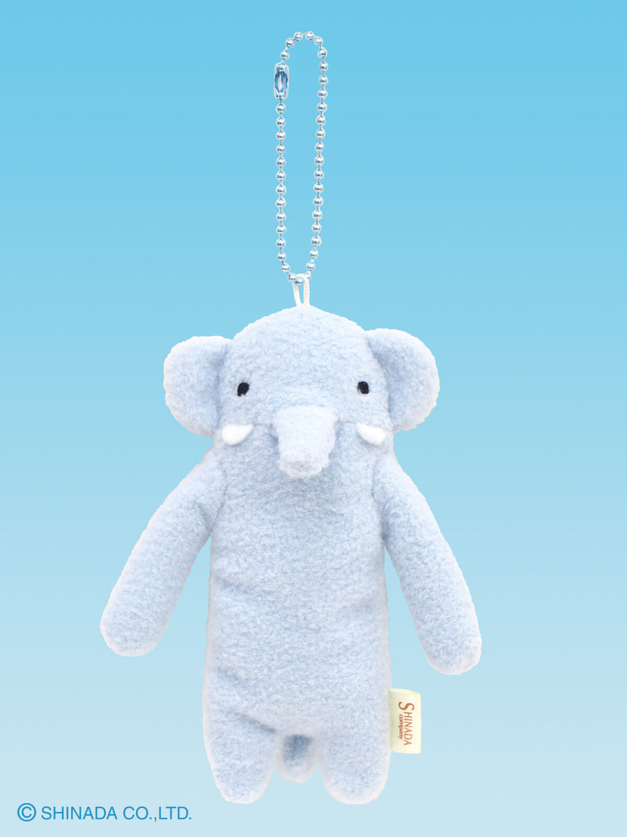 Fumofumo San Mini Blue Elephant Keychain (12cm)
