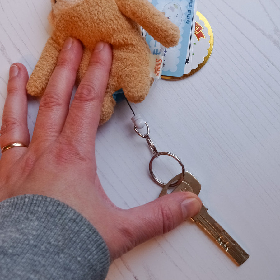 Fumofumo San Mini Red Eyed Frog 'Reel' Keychain (11cm)