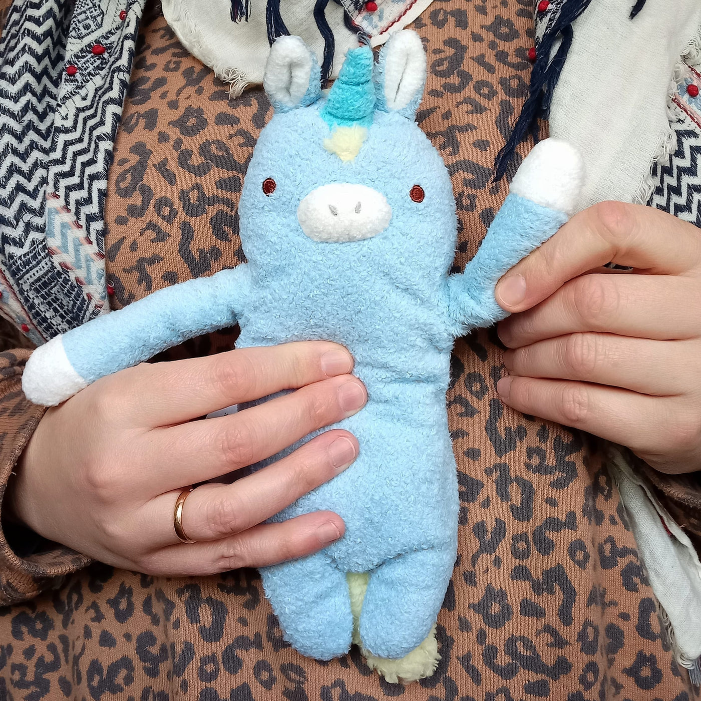 Fumofumo San Blue Unicorn (20cm)