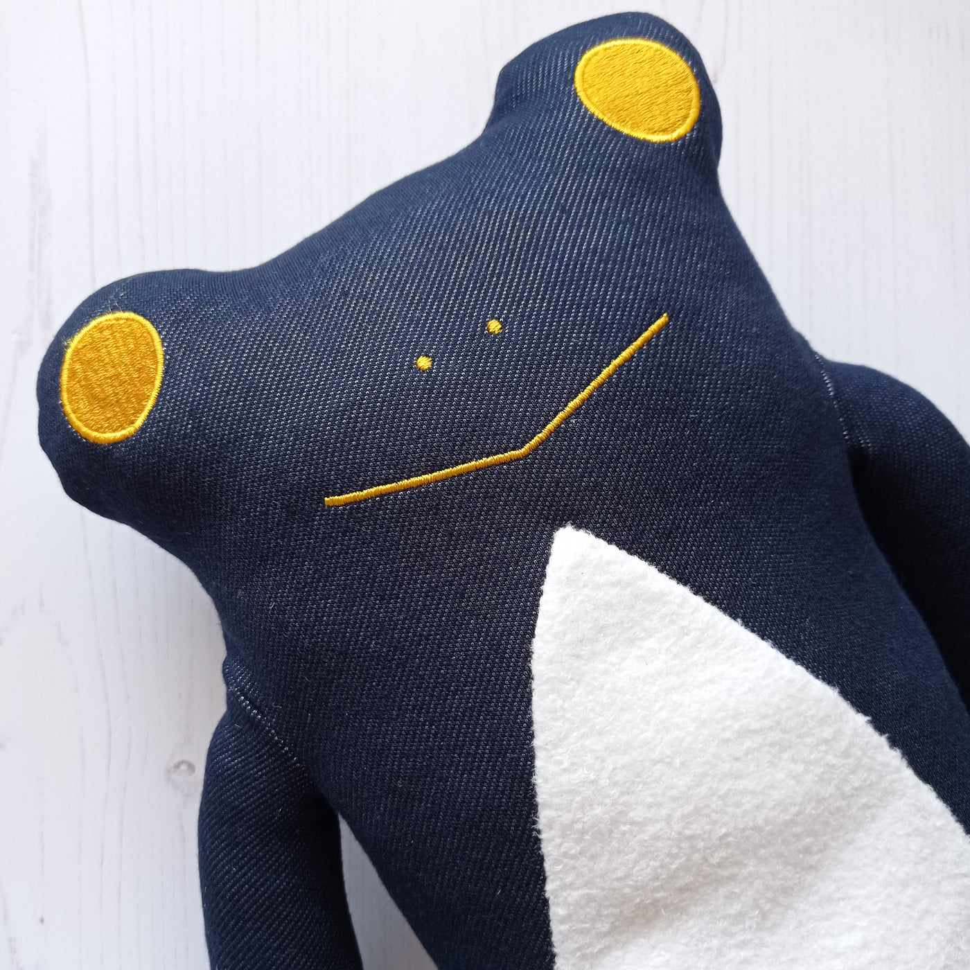 Fumofumo San Large Denim Style Frog (32cm)