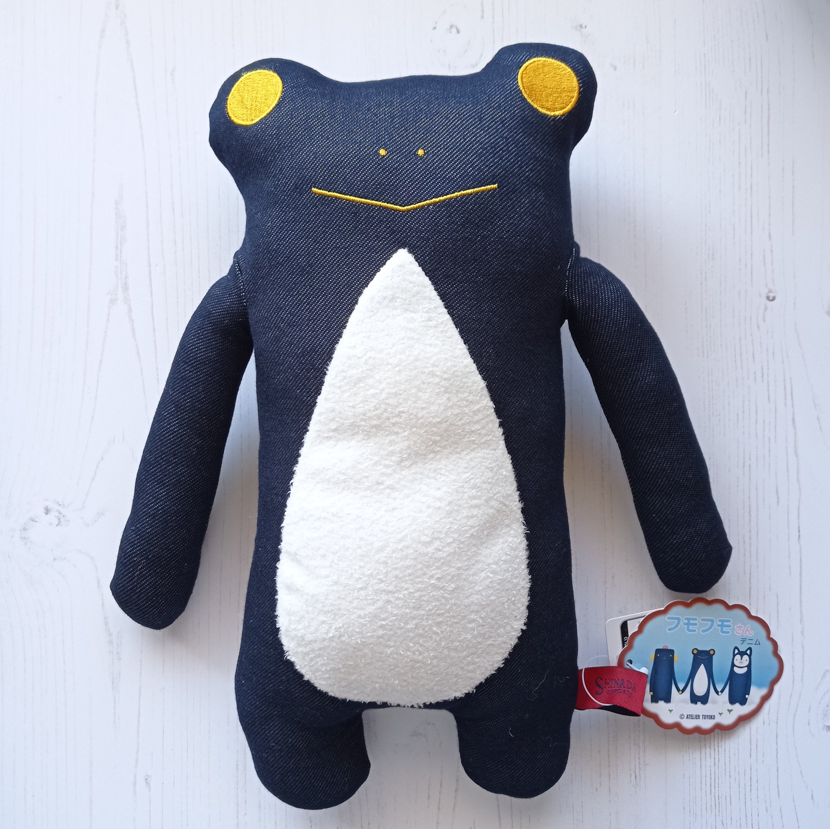 Fumofumo San Large Denim Style Frog (32cm)