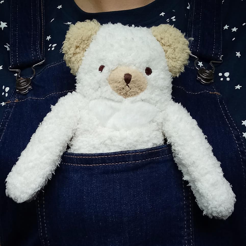 Fumofumo San Fluffy White Bear (21cm)