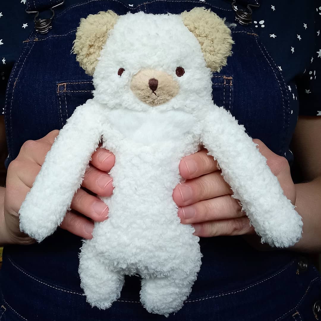 Fumofumo San Fluffy White Bear (21cm)