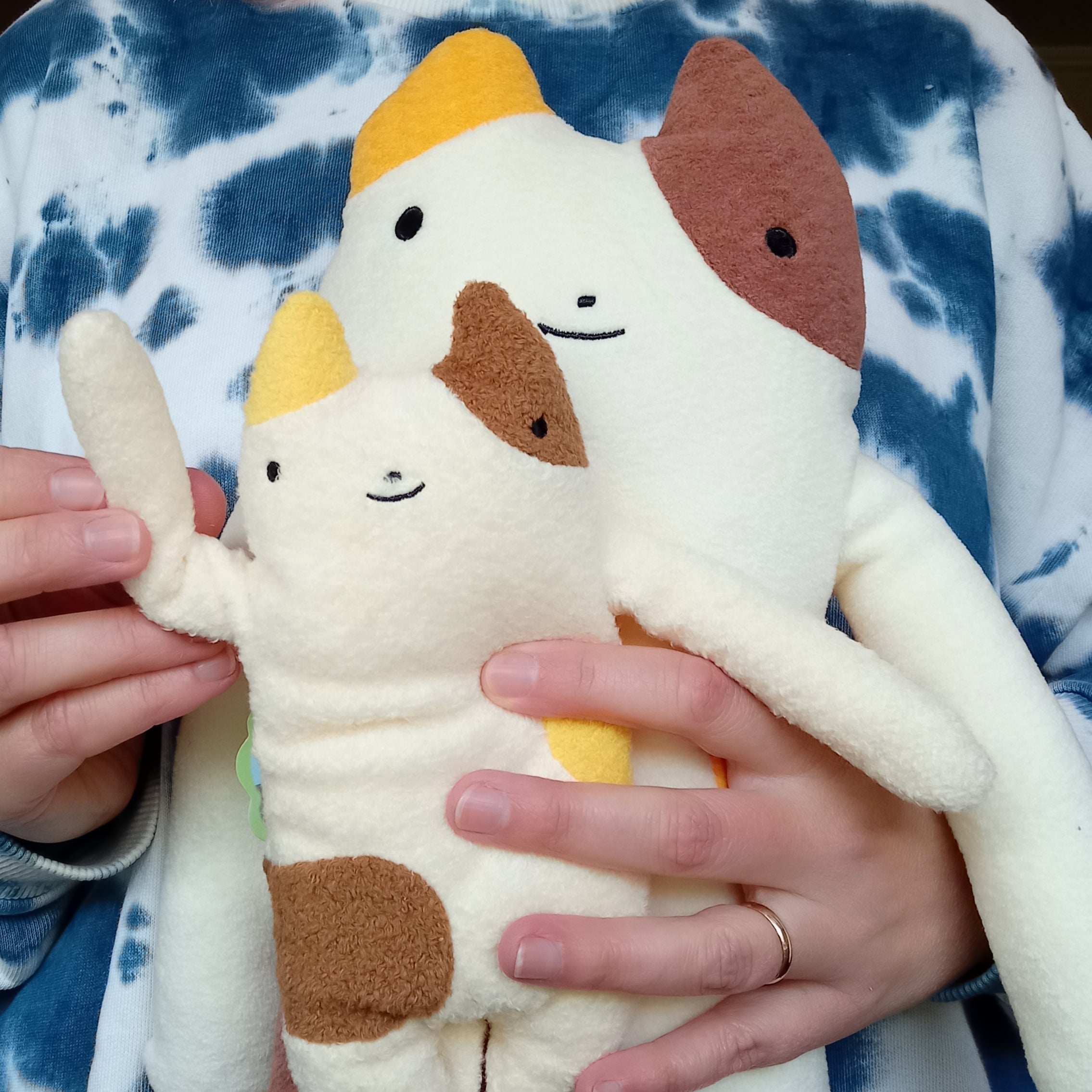 Fumofumo San Large Calico Cat (36cm)