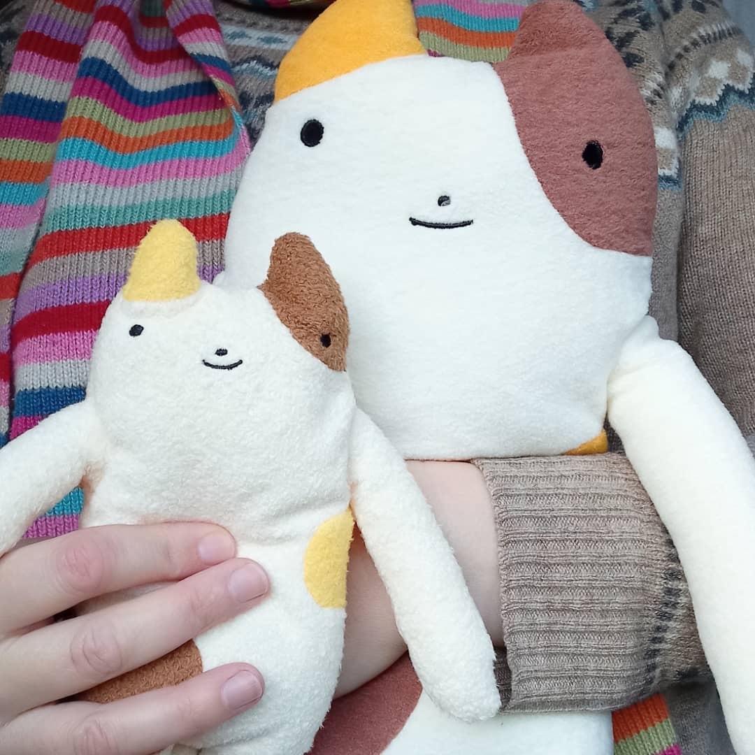 Fumofumo San Large Calico Cat (36cm)