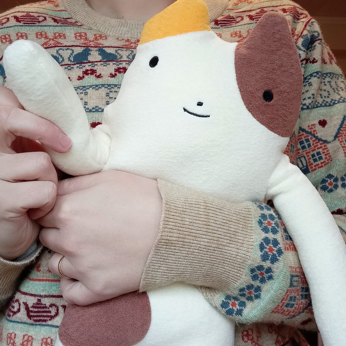 Fumofumo San Large Calico Cat (36cm)