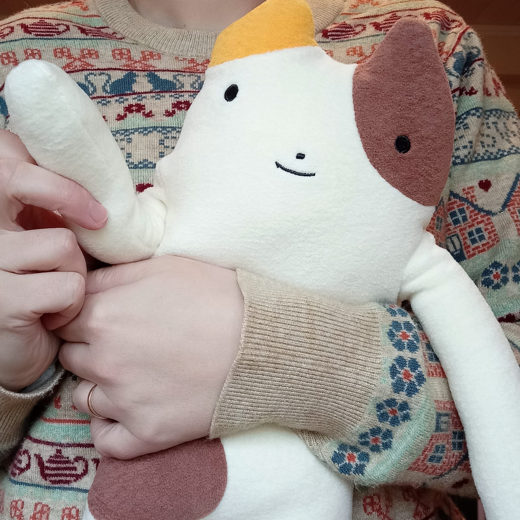 Fumofumo San Large Calico Cat (36cm)