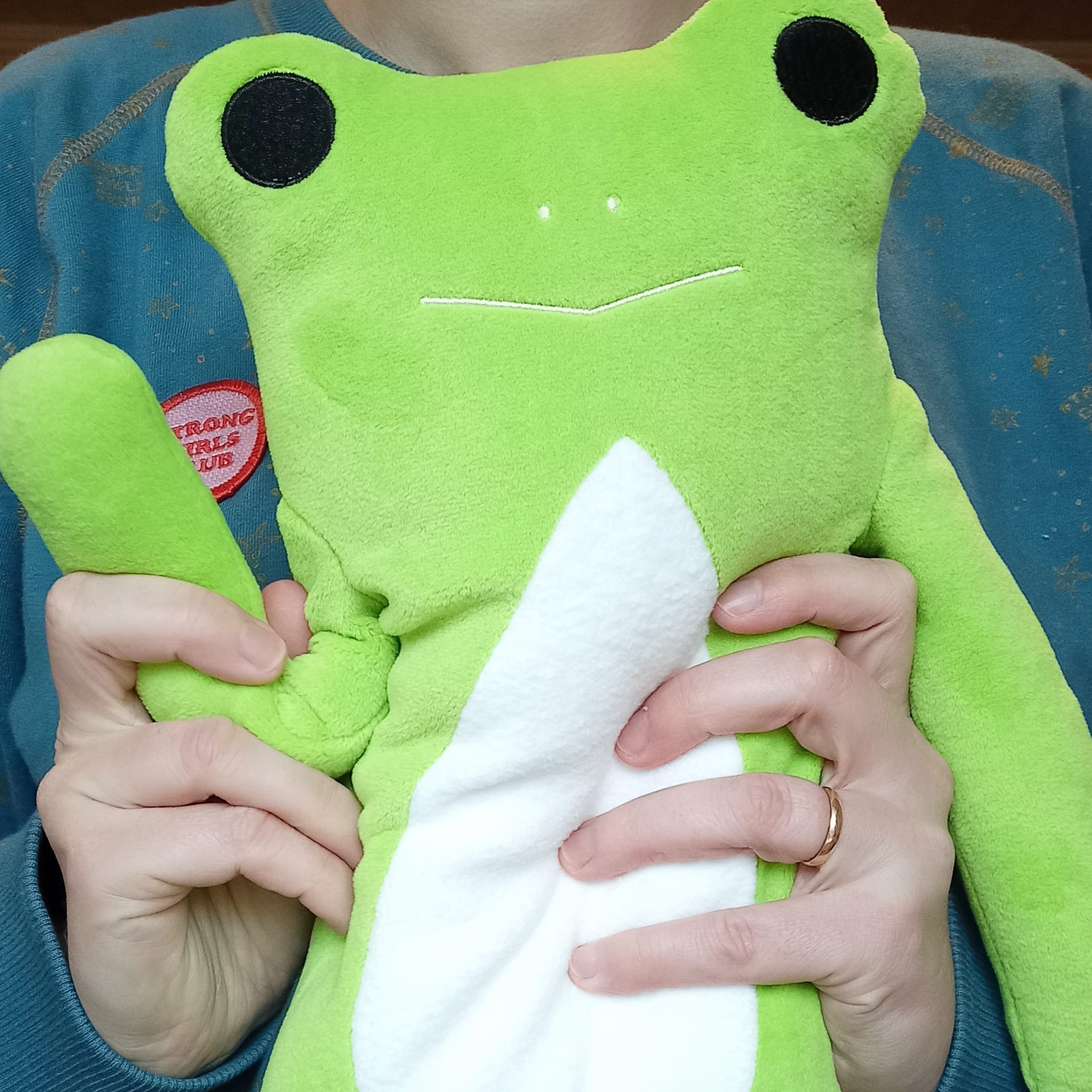 Fumofumo San Large Green Frog (36cm)