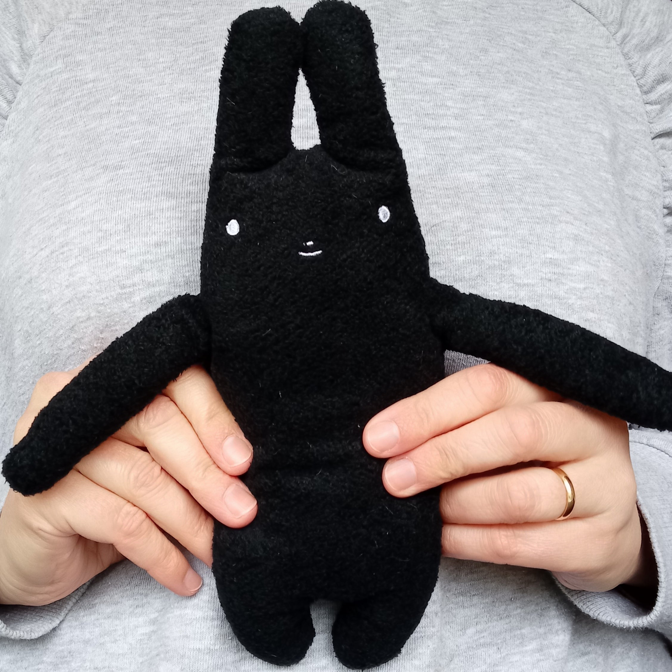 Fumofumo San Black Bunny (20cm)