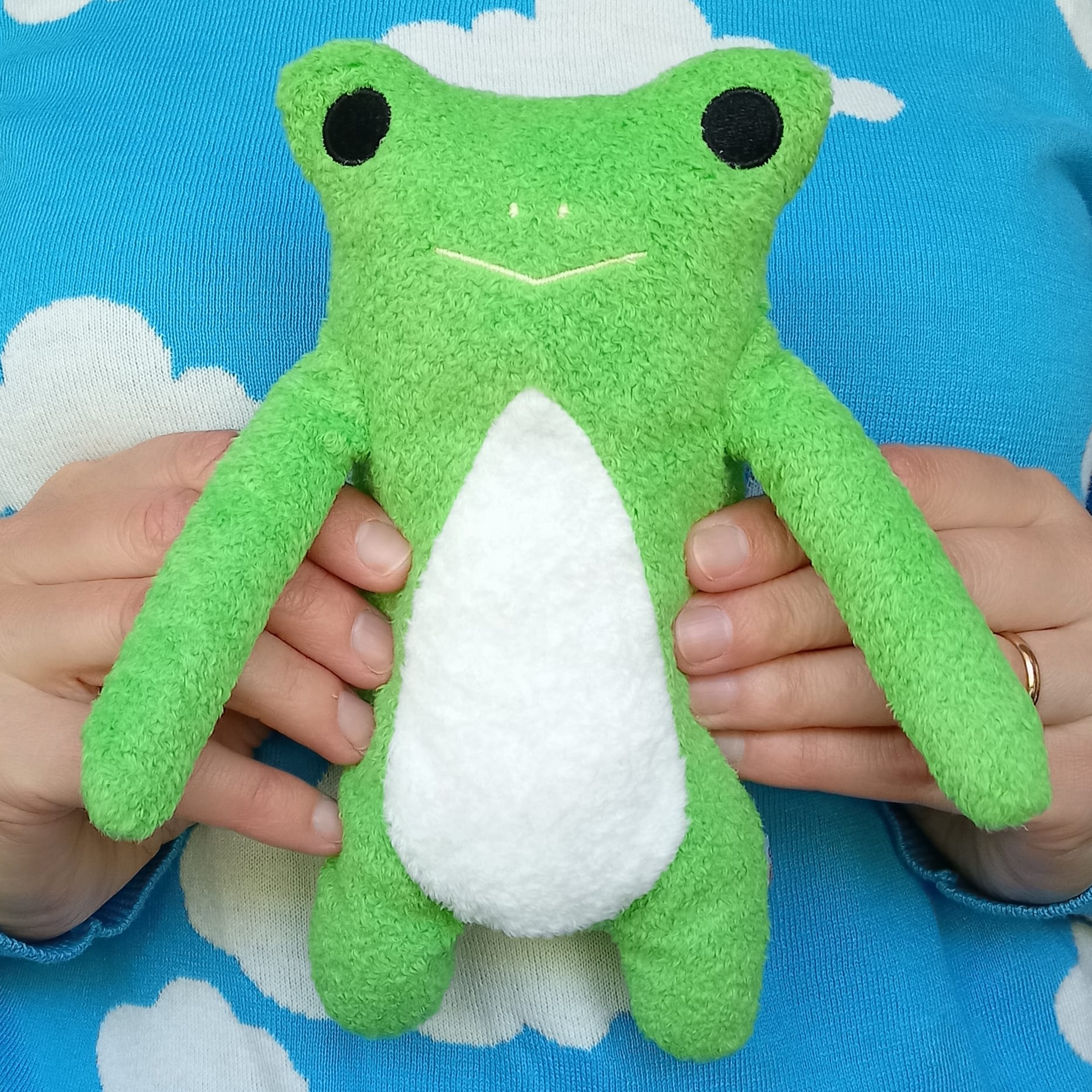 Fumofumo San Dark Green Frog (20cm)