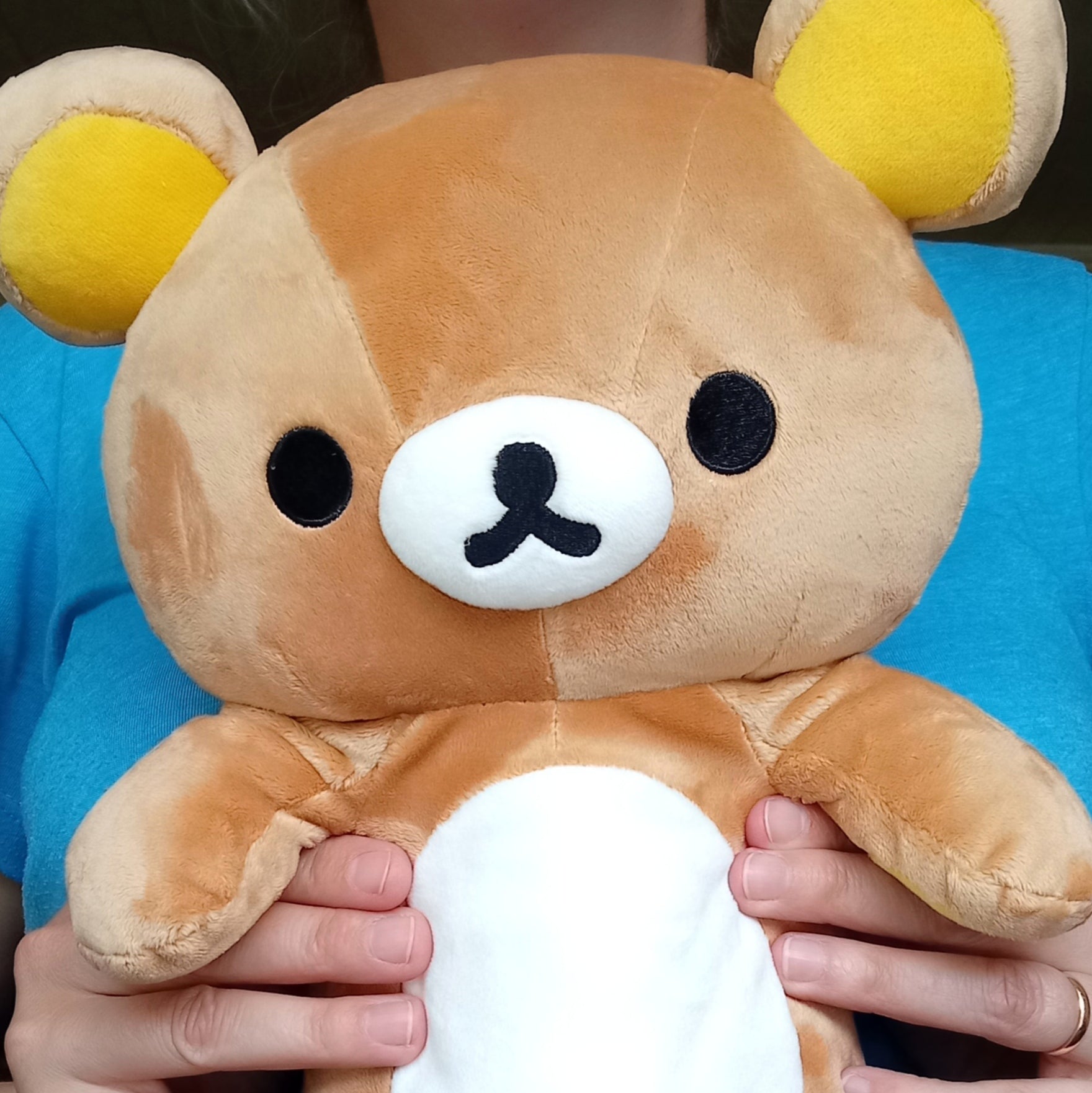 fluffy rilakkuma plush