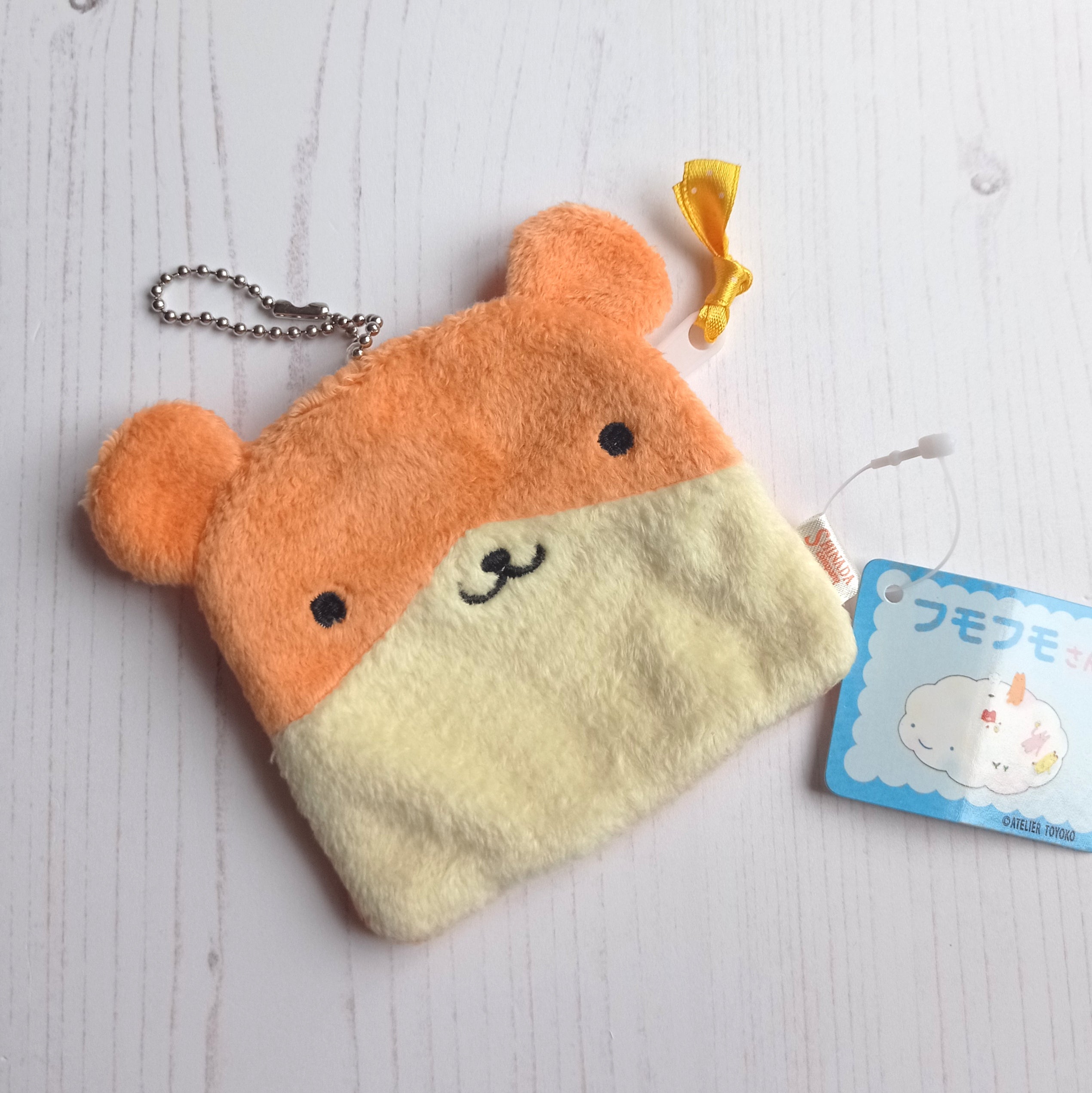 Fumofumo San Orange Hamster Mini Coin Purse (9cm)