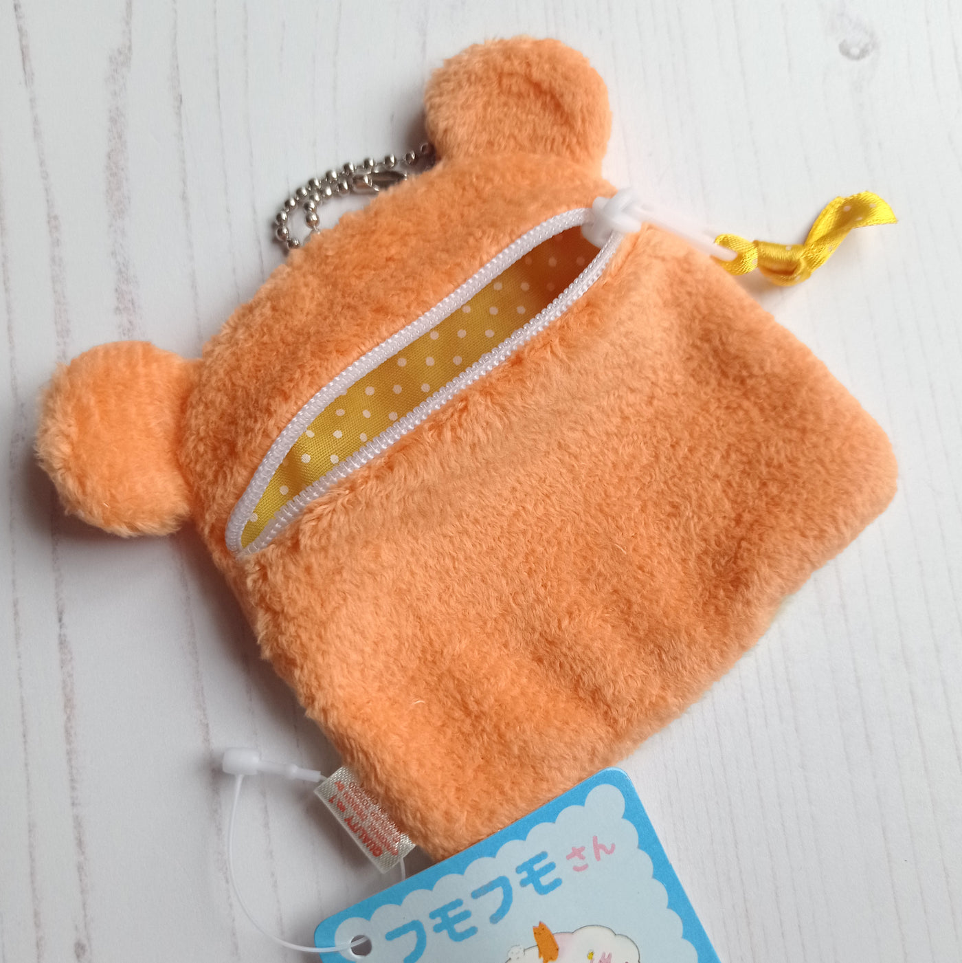 Fumofumo San Orange Hamster Mini Coin Purse (9cm)