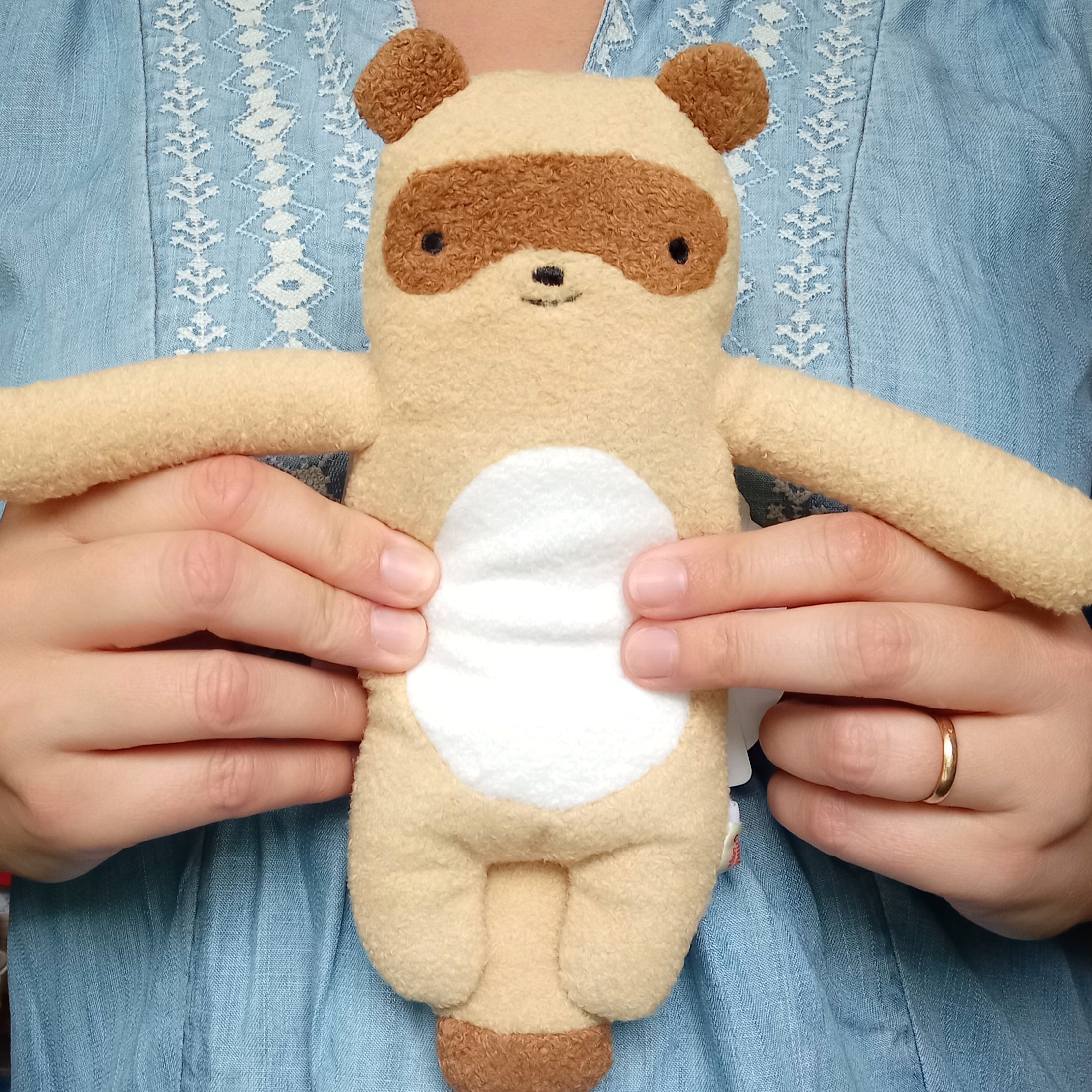 Fumofumo San Brown Raccoon (20cm)