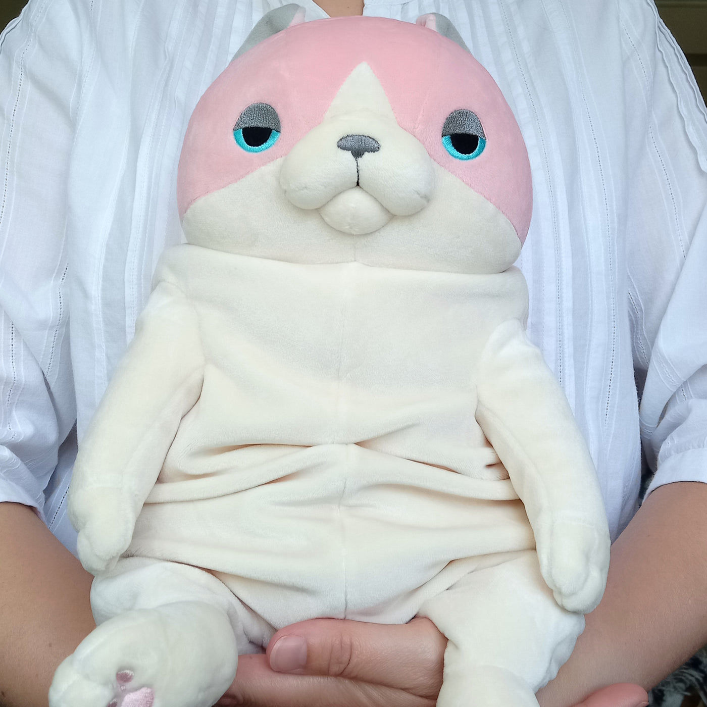 Large Pink Mochi Cat (48 cm)