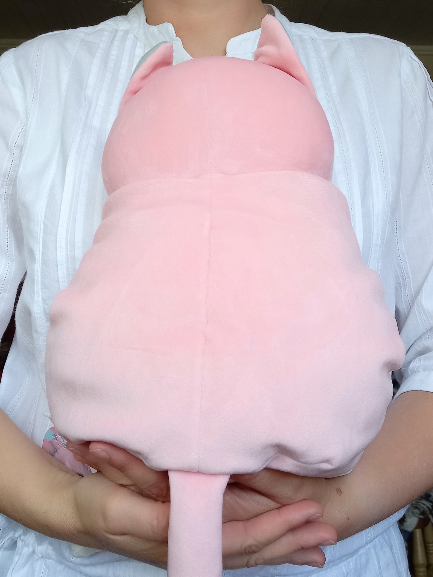 Large Pink Mochi Cat (48 cm)