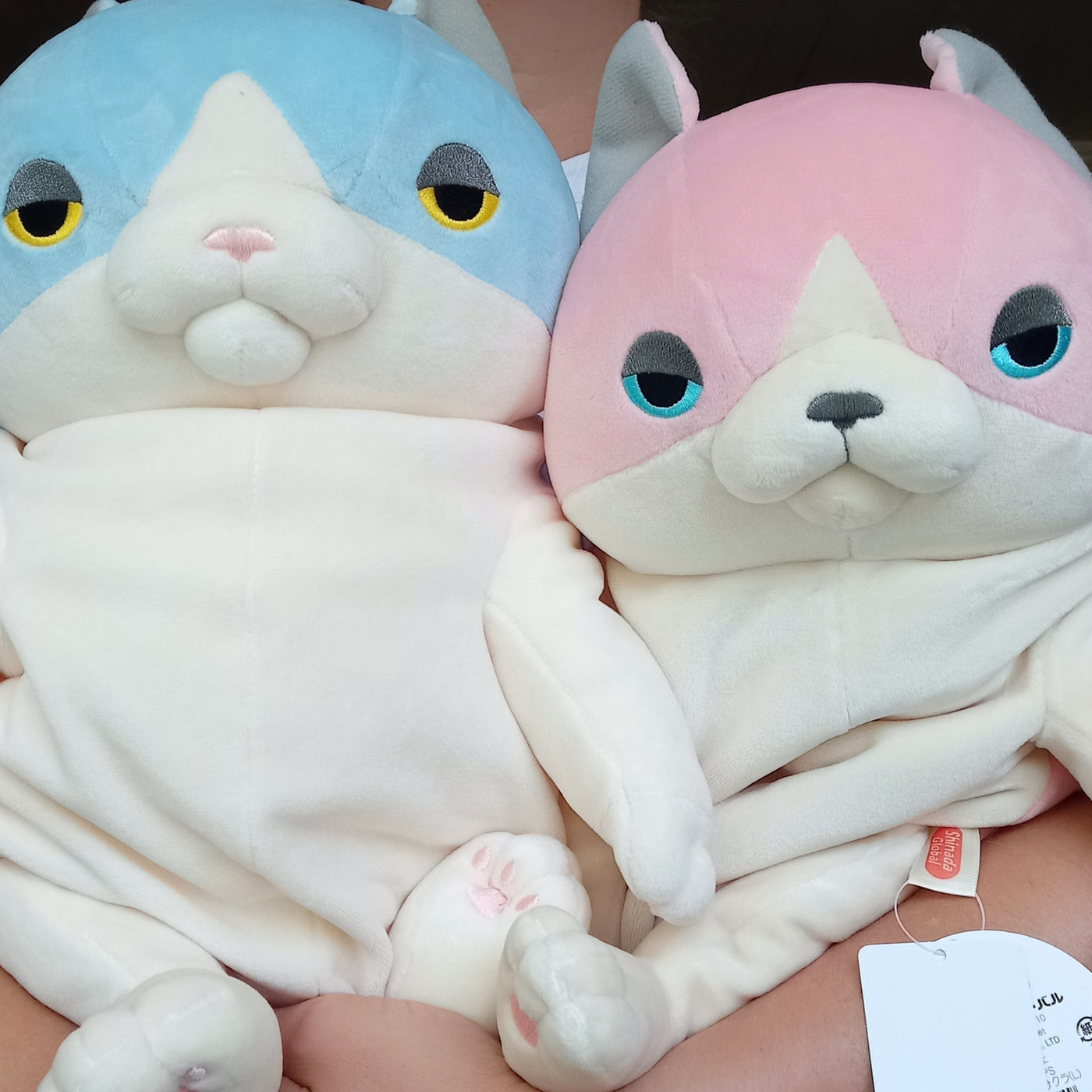 Large Pink Mochi Cat (48 cm)