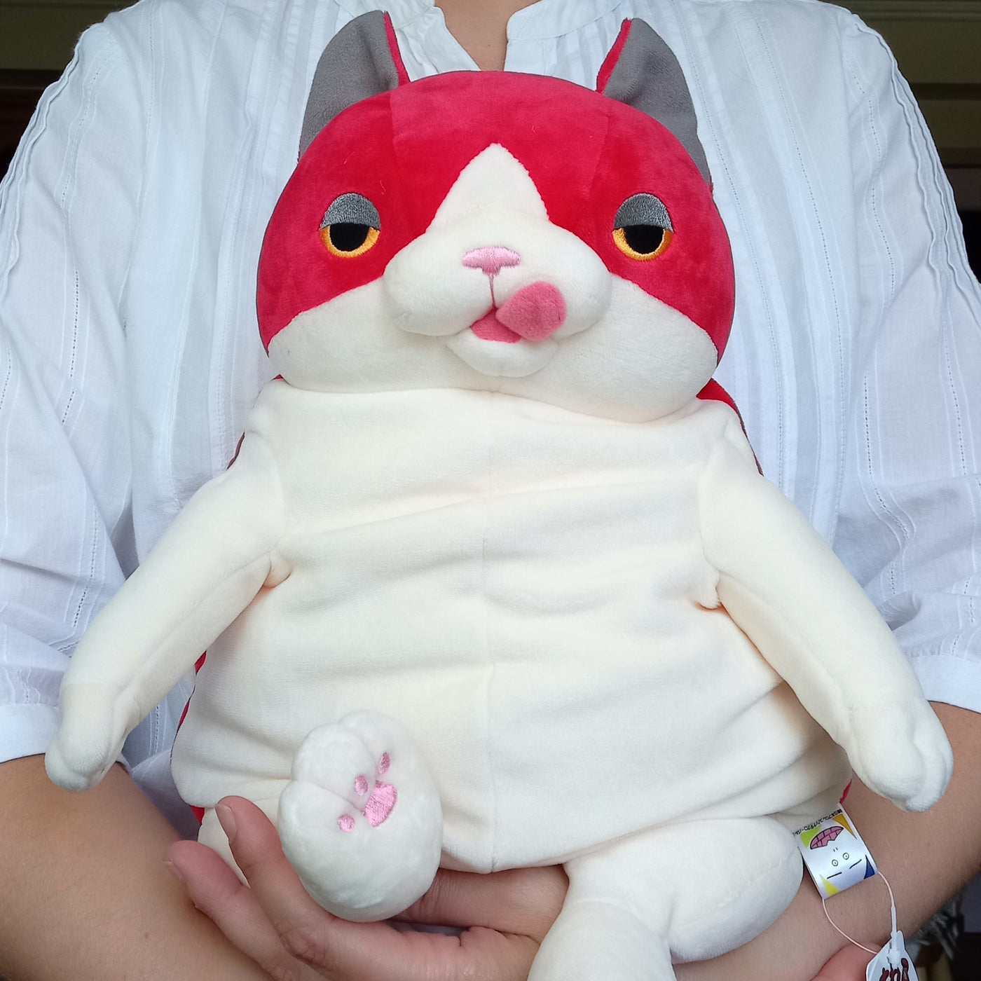 Large Red Mochi Cat (48 cm)