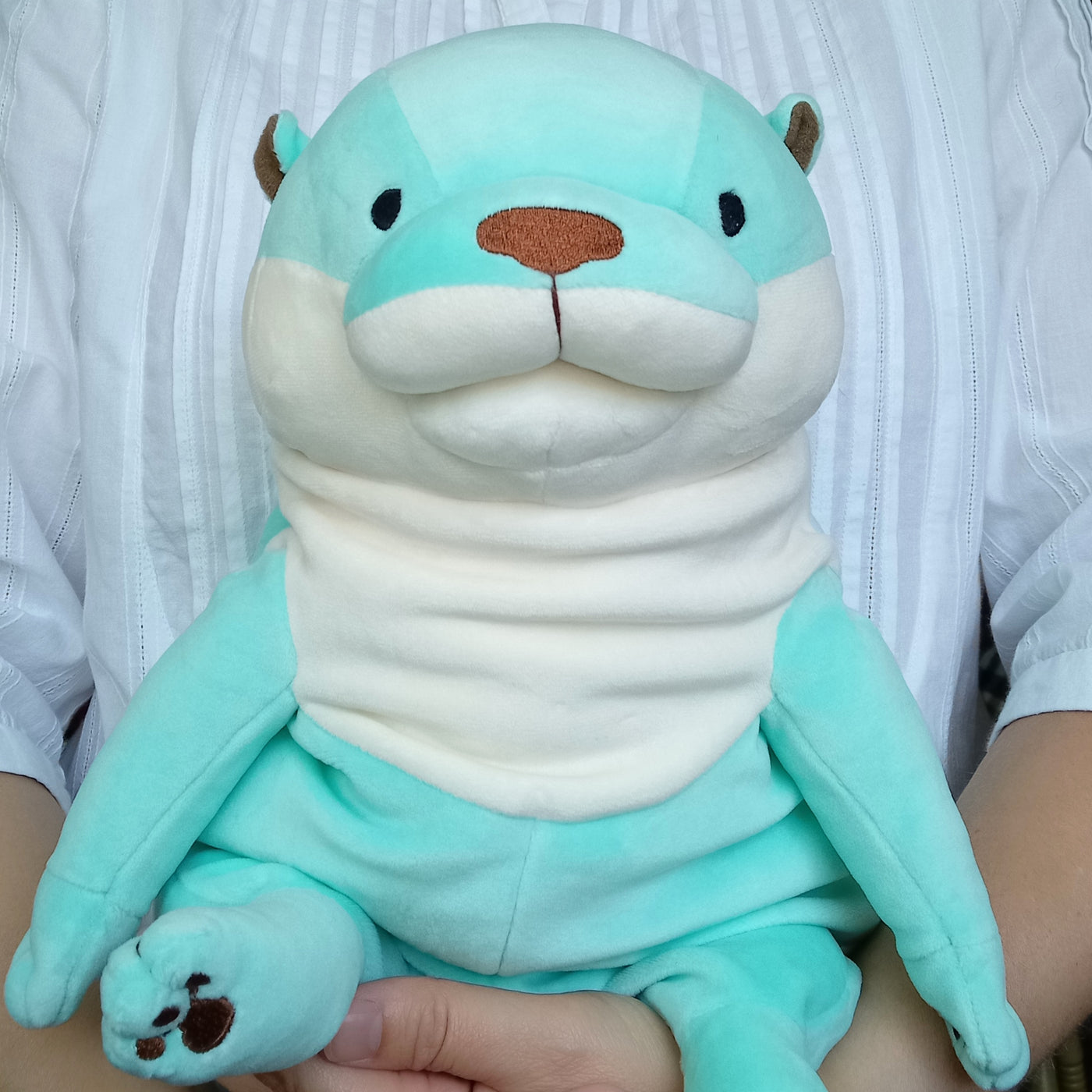 Large Mint Mochi Otter (42 cm)