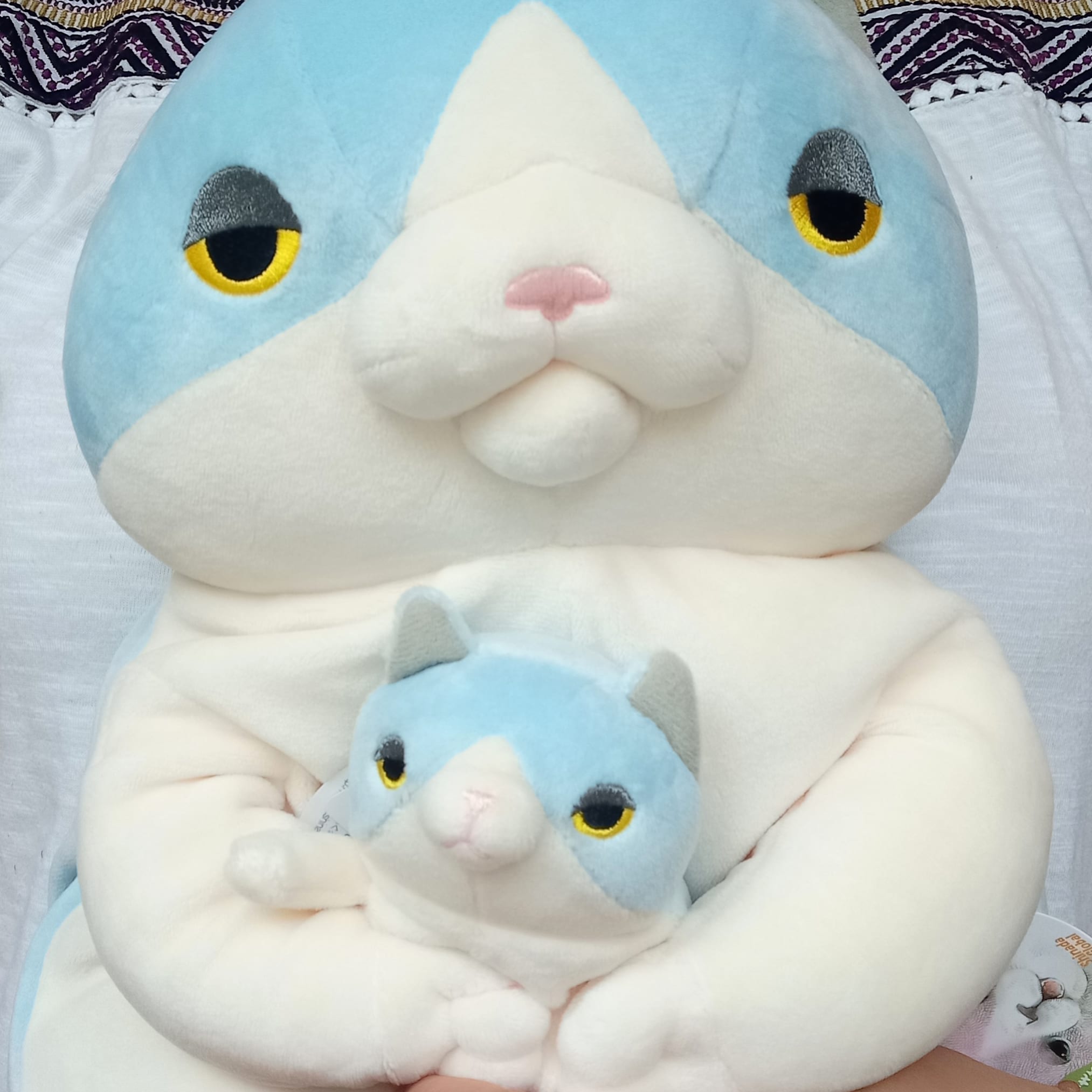 Large Blue Mochi Cat (48 cm)