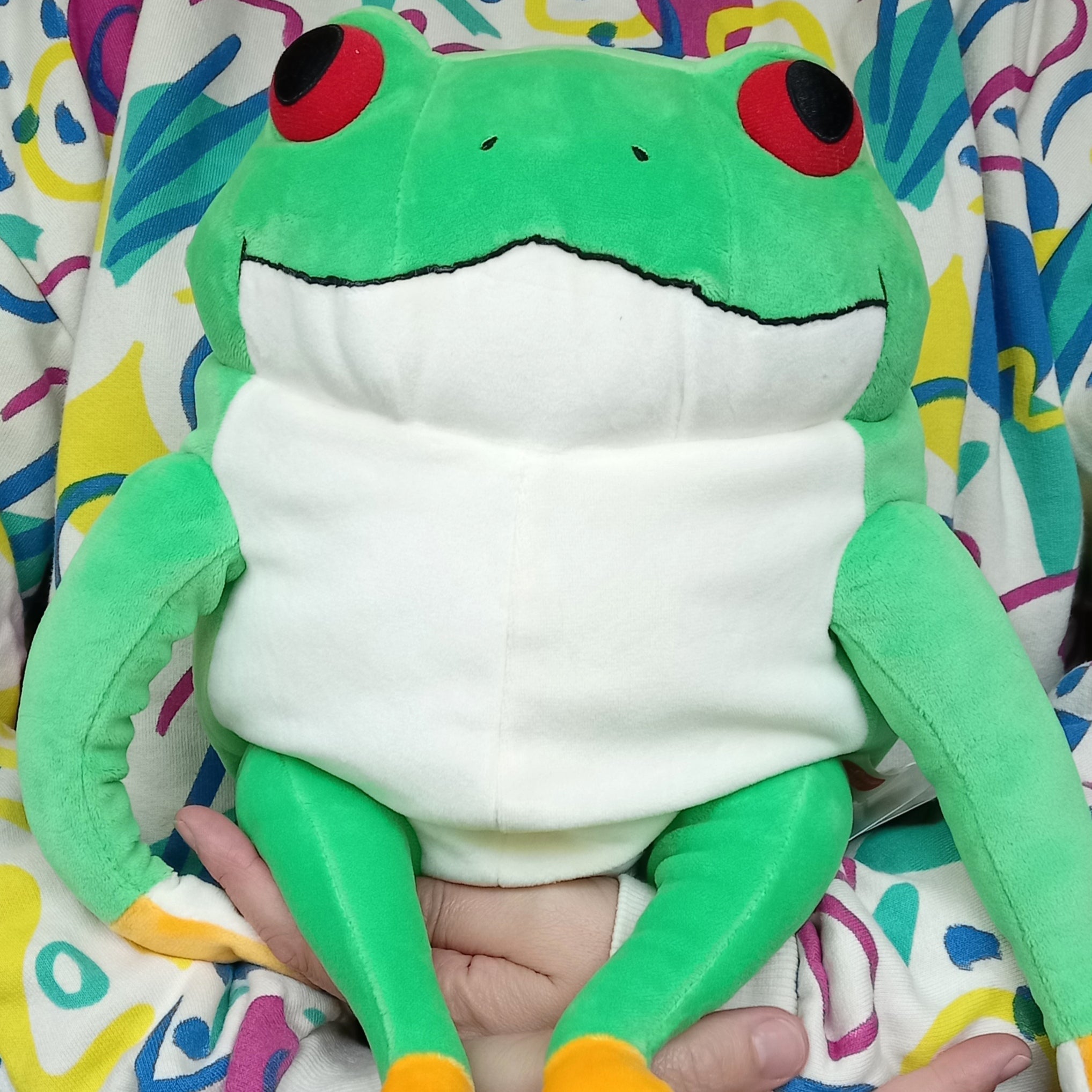 Large Green Mochi Frog (41 cm) · Disco Waffle