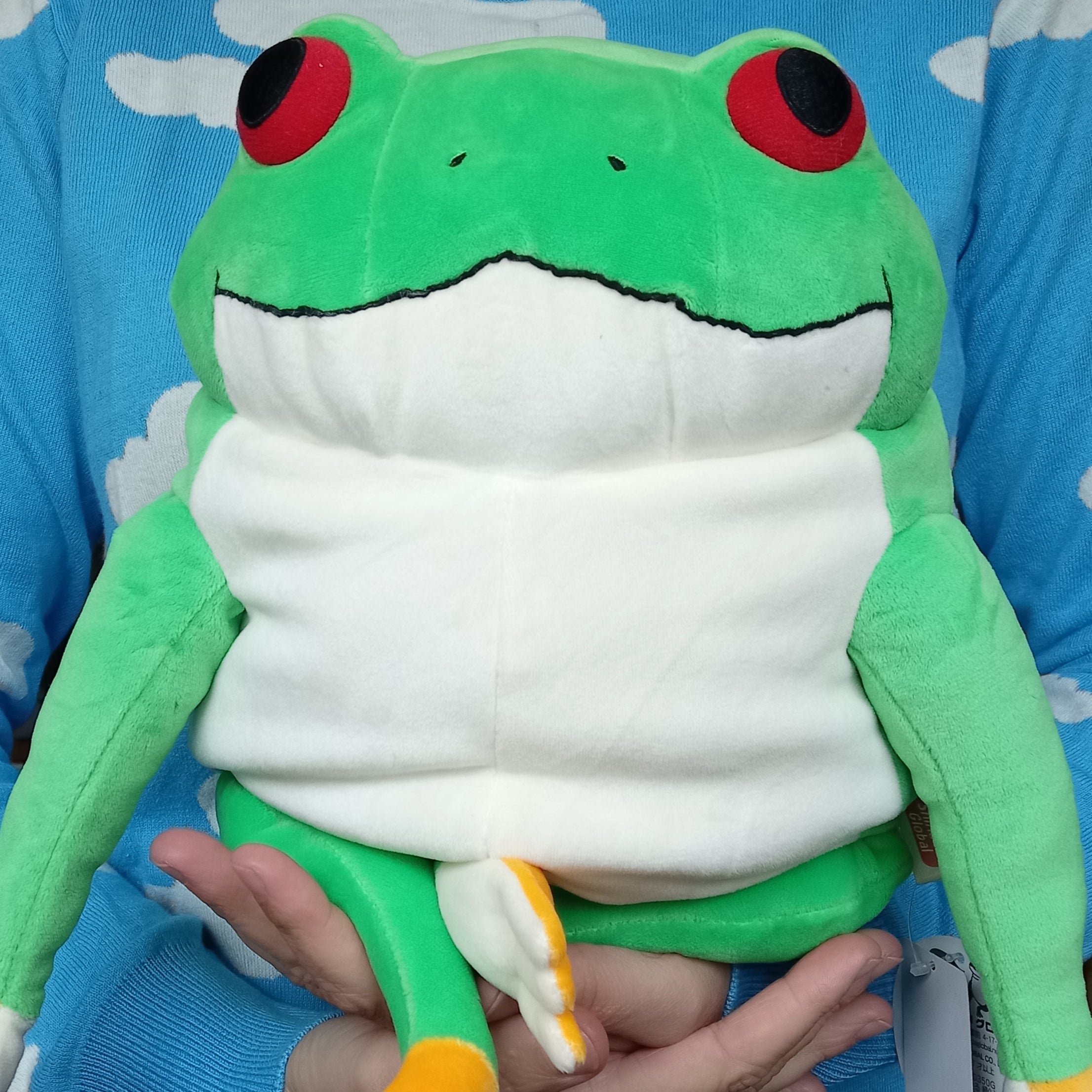 Large Green Mochi Frog (41 cm)