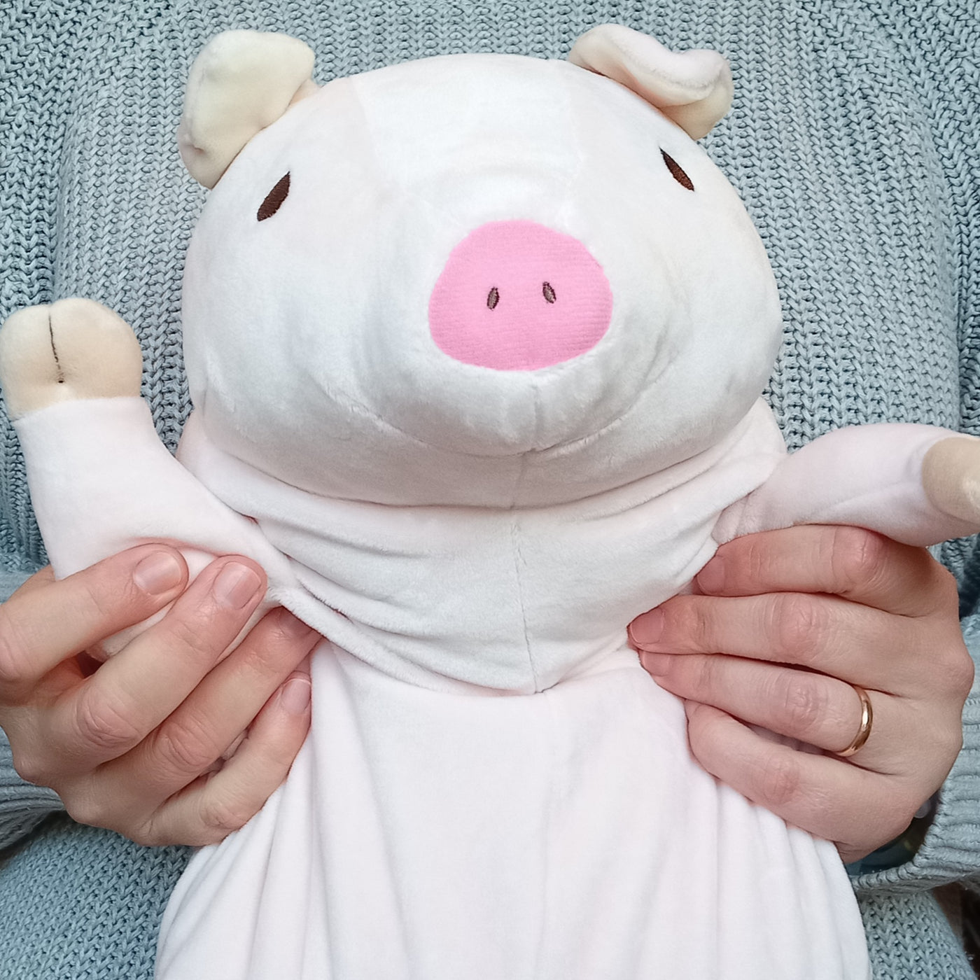 Large Pink Mochi Pig (41 cm)