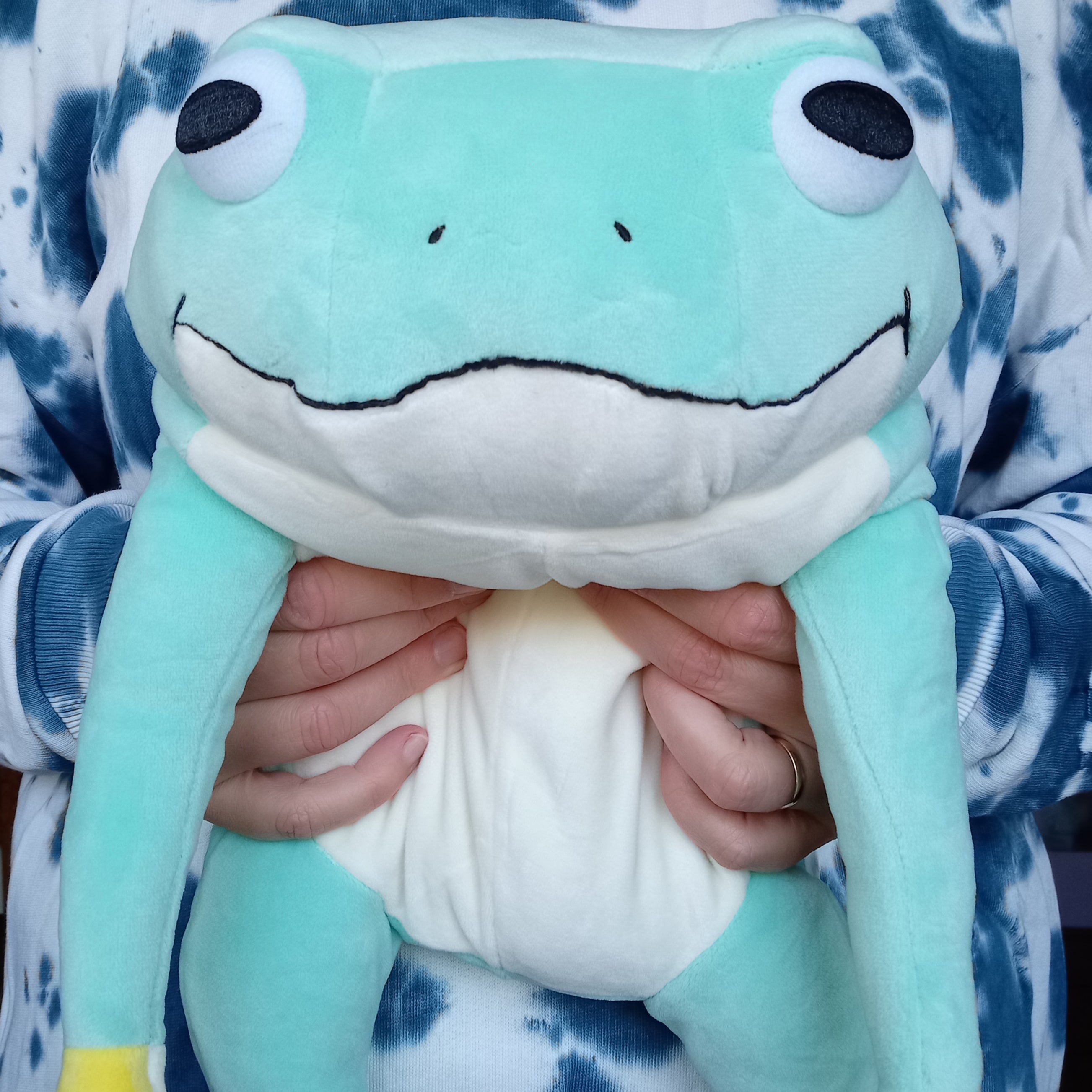 Large Blue Mochi Frog (41 cm)