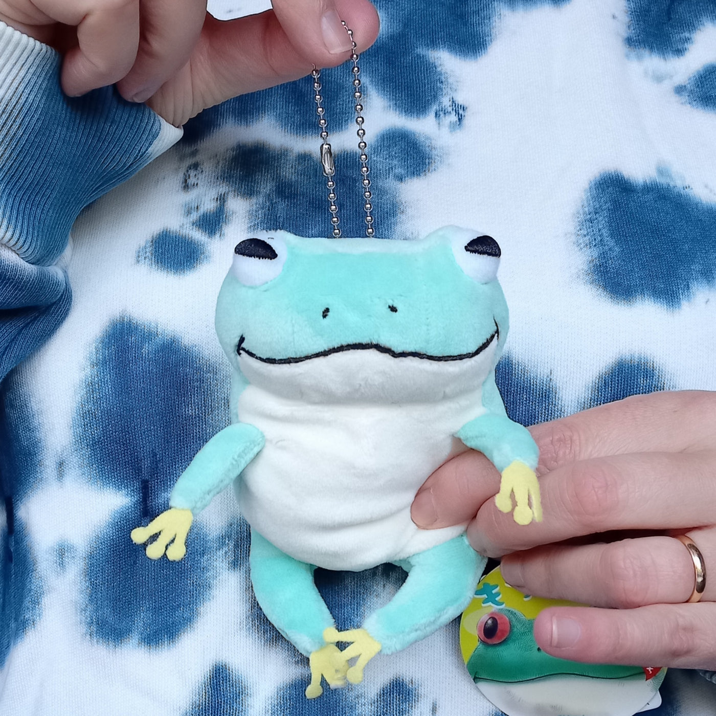 Mini Blue Mochi Frog (13 cm)