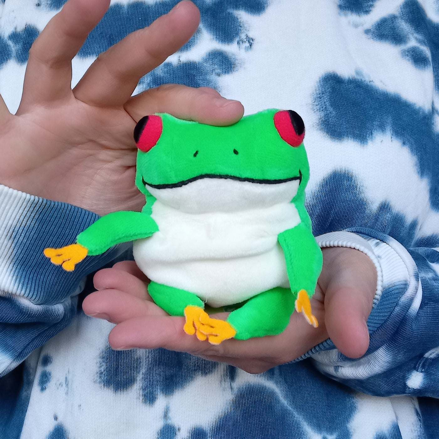 Mini Green Mochi Frog (13 cm)