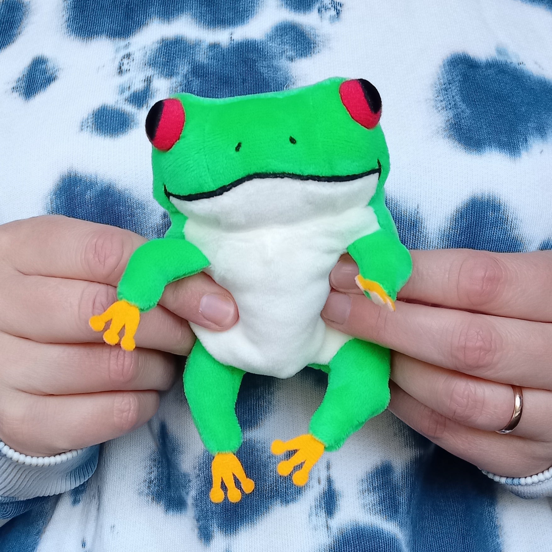 Mini Green Mochi Frog (13 cm)