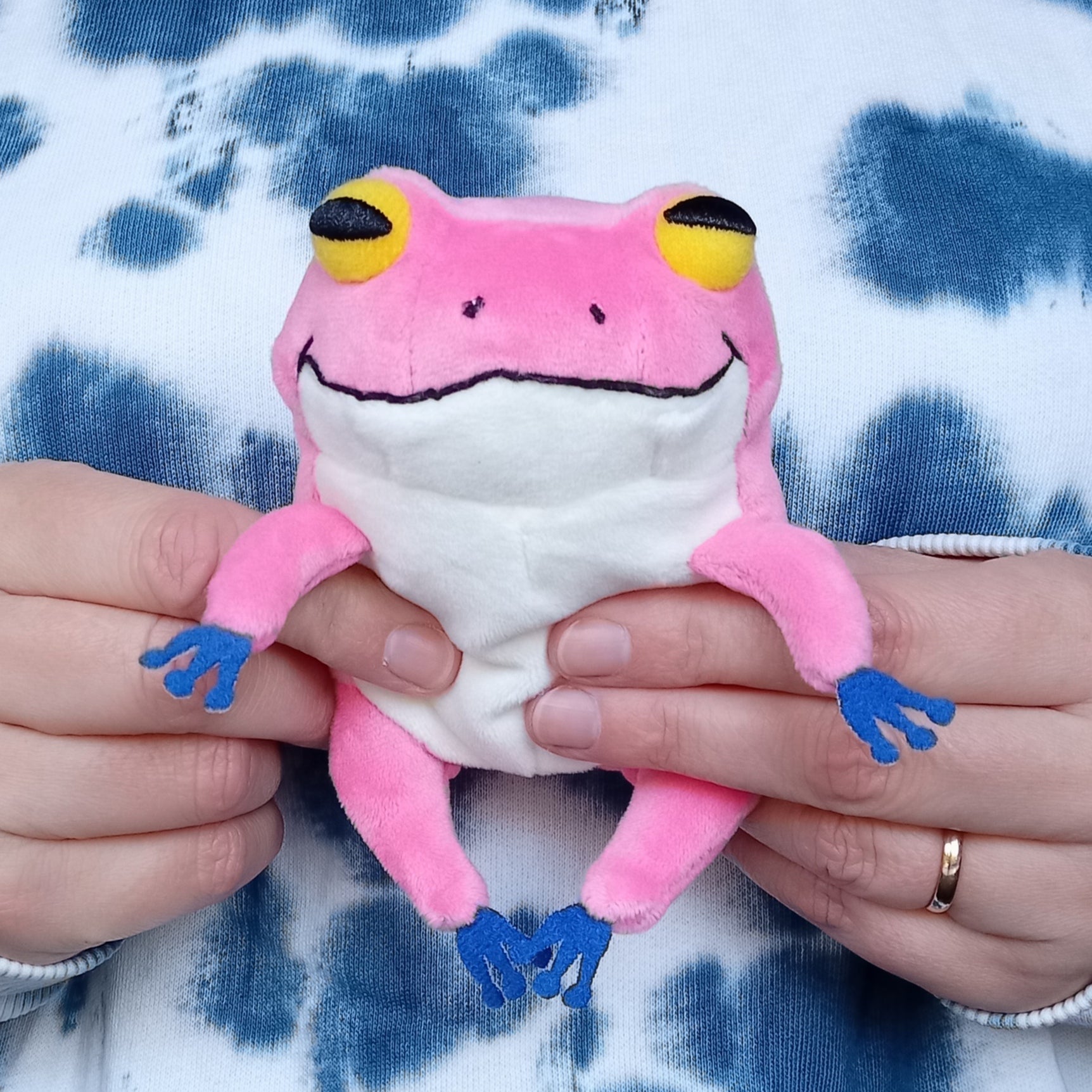 Mini Pink Mochi Frog (13 cm)