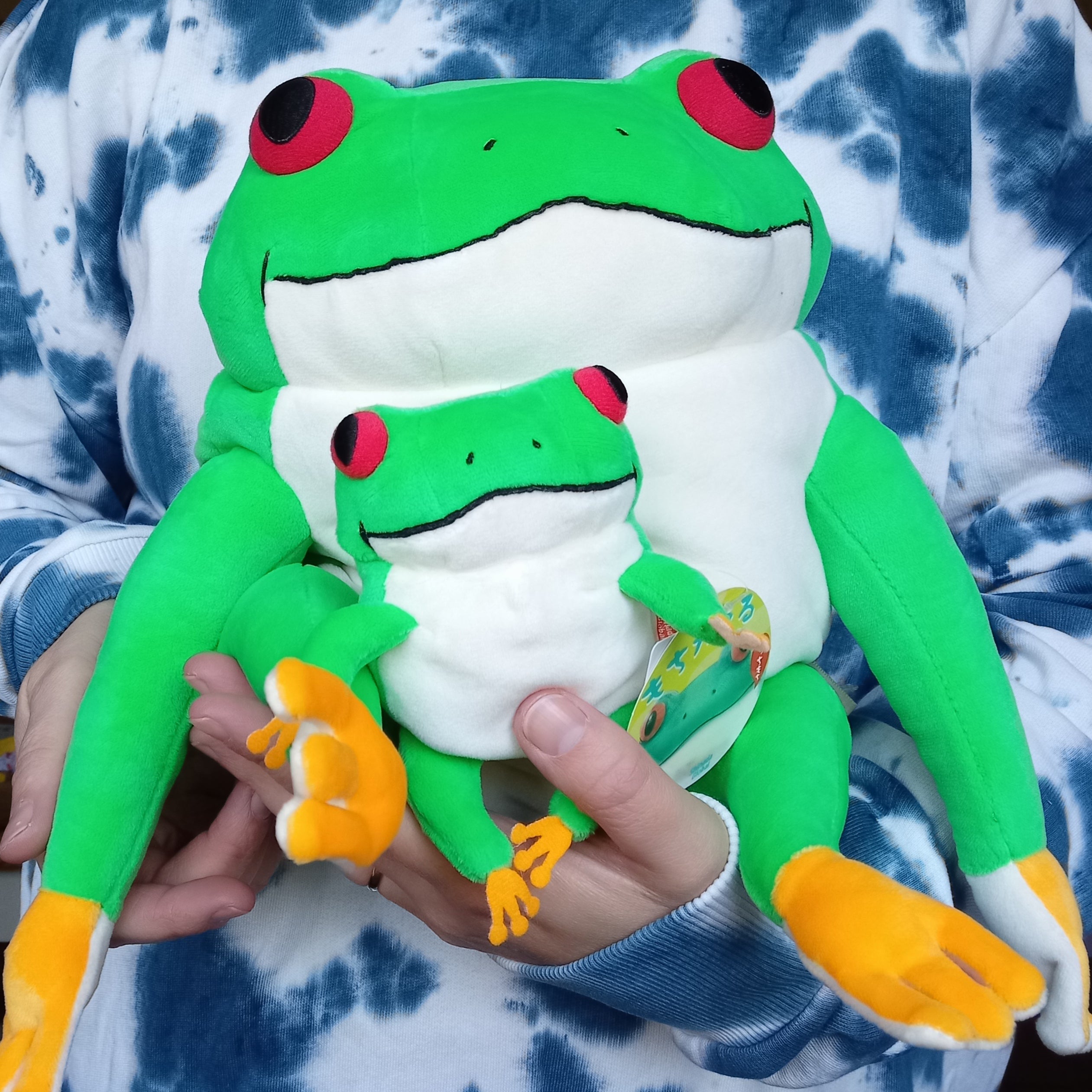 Mini Green Mochi Frog (13 cm)