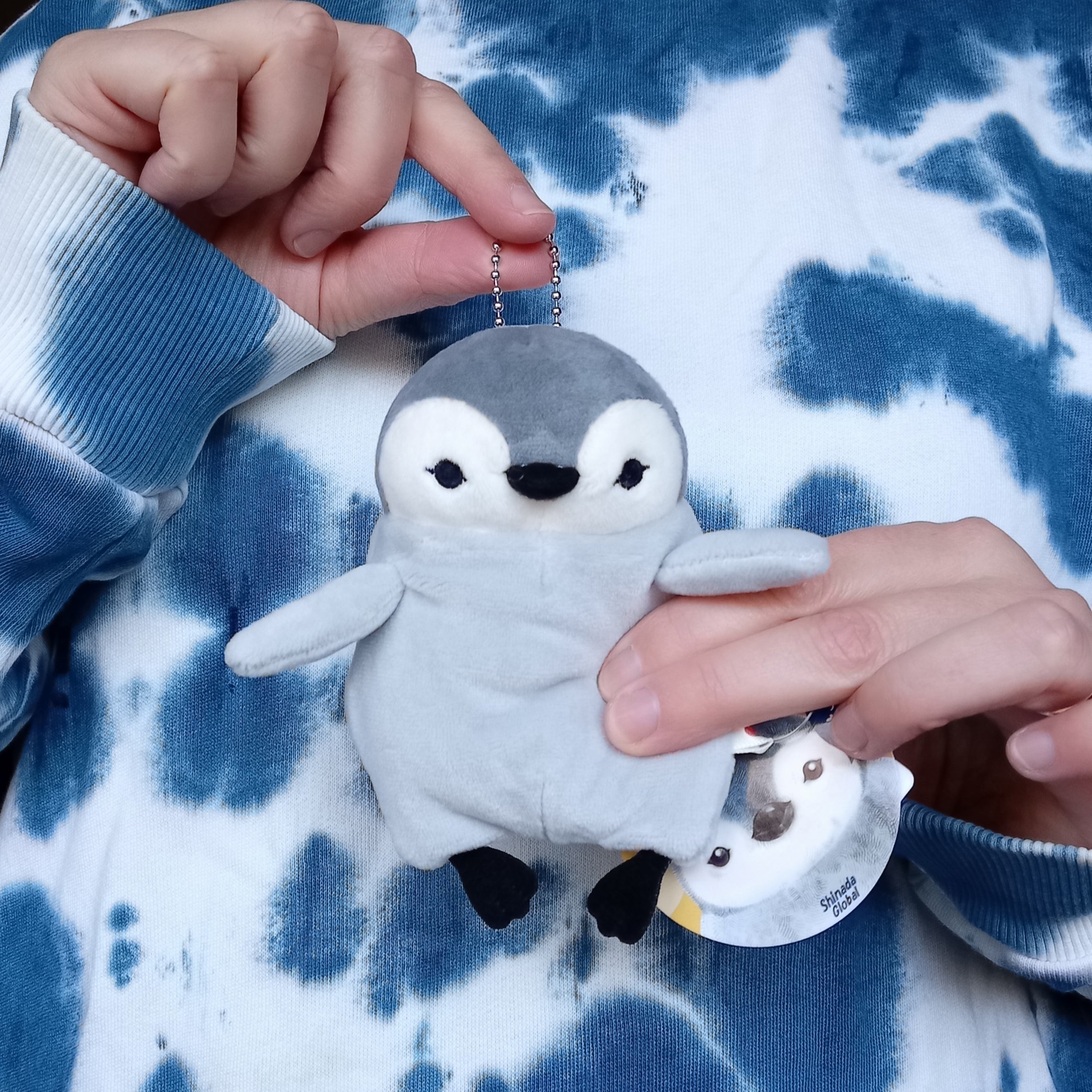 Mini Grey Mochi Baby Penguin (13 cm)