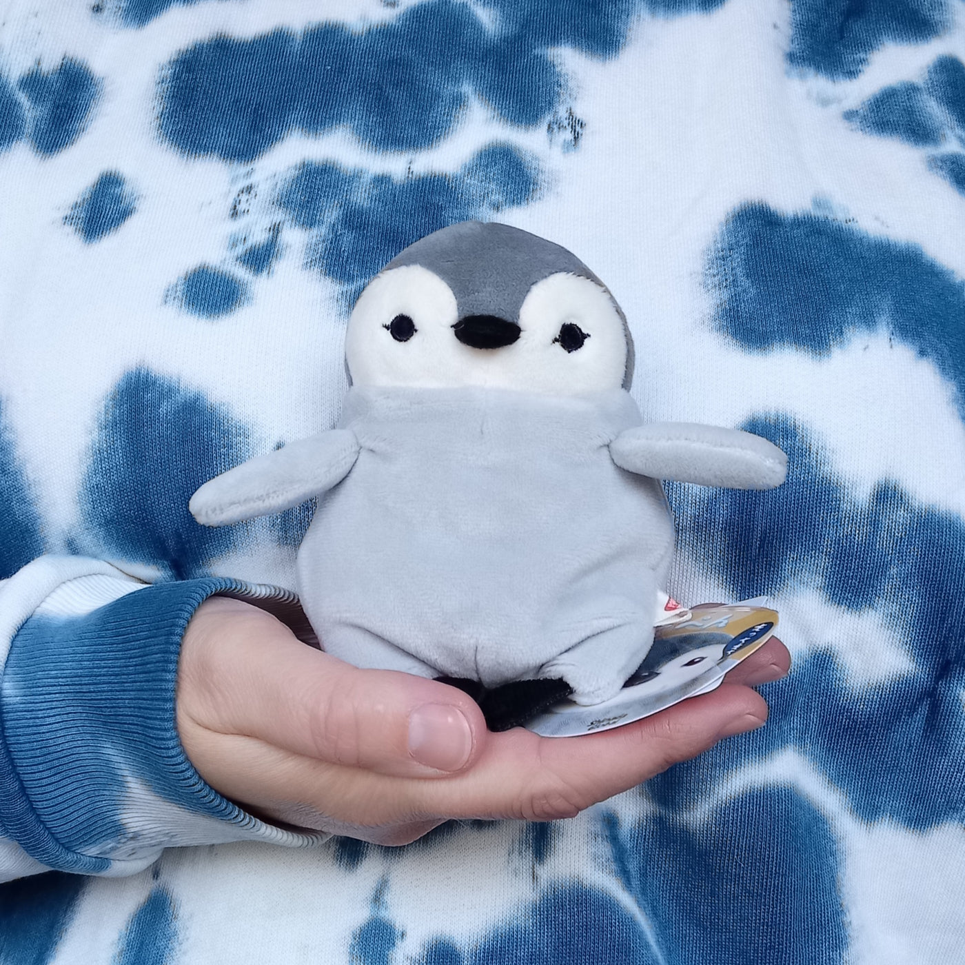 Mini Grey Mochi Baby Penguin (13 cm)