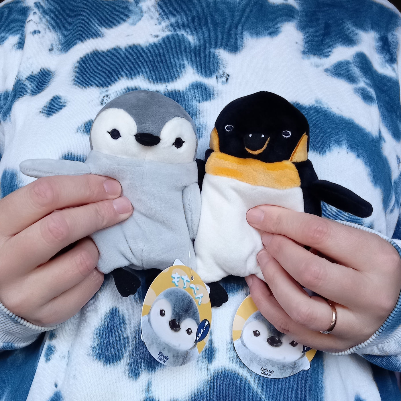 Mini Grey Mochi Baby Penguin (13 cm)