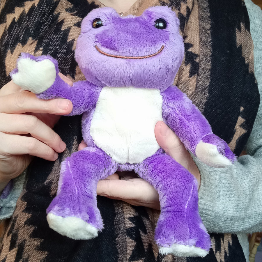 Purple Pickles the Frog (26cm)