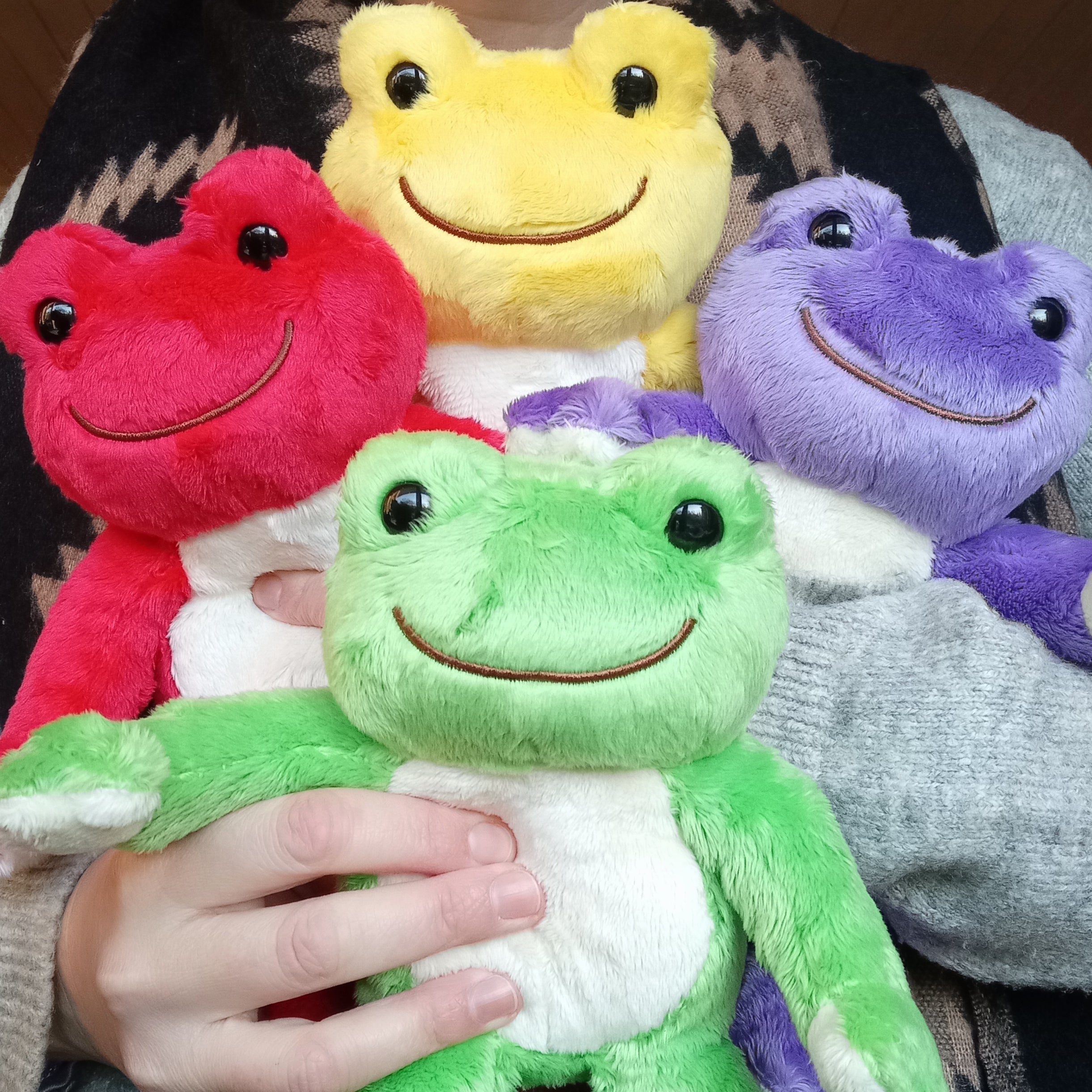 Purple Pickles the Frog (26cm)