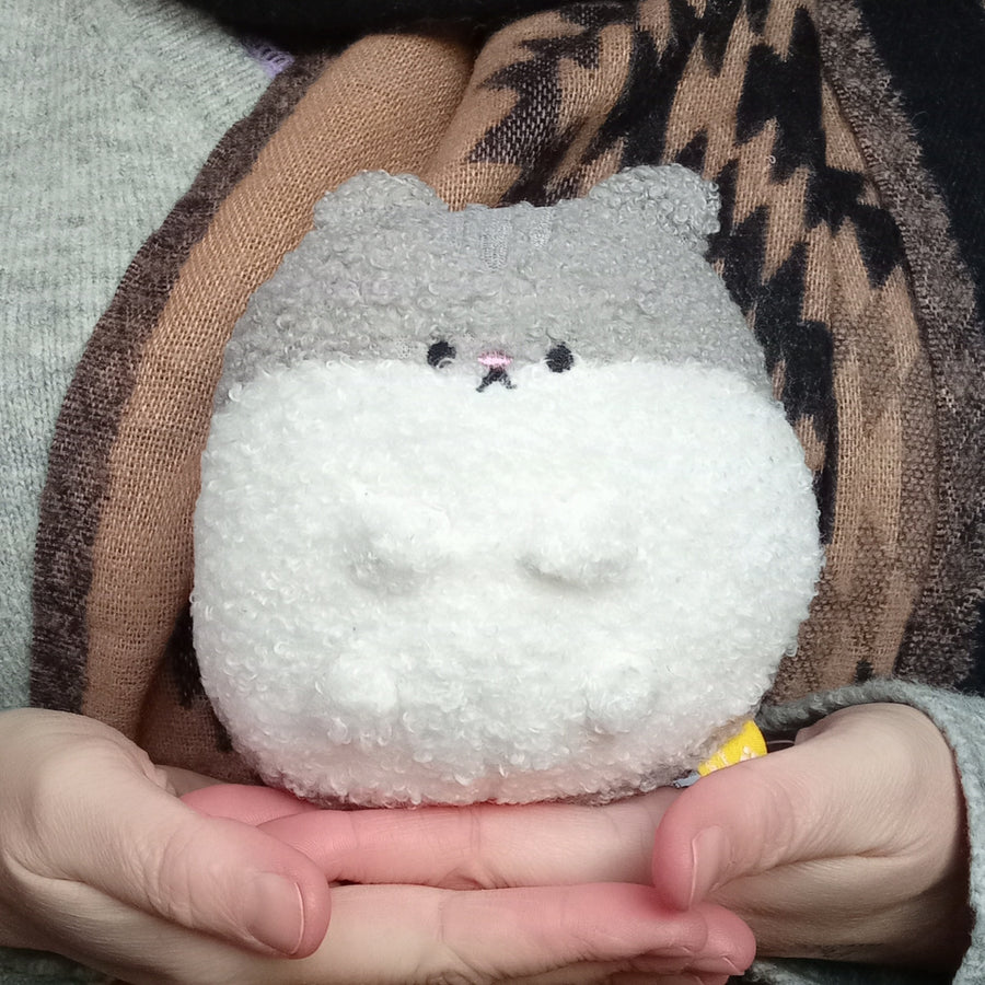 Grey Hamster Fuwatto Time Plush (13 cm)