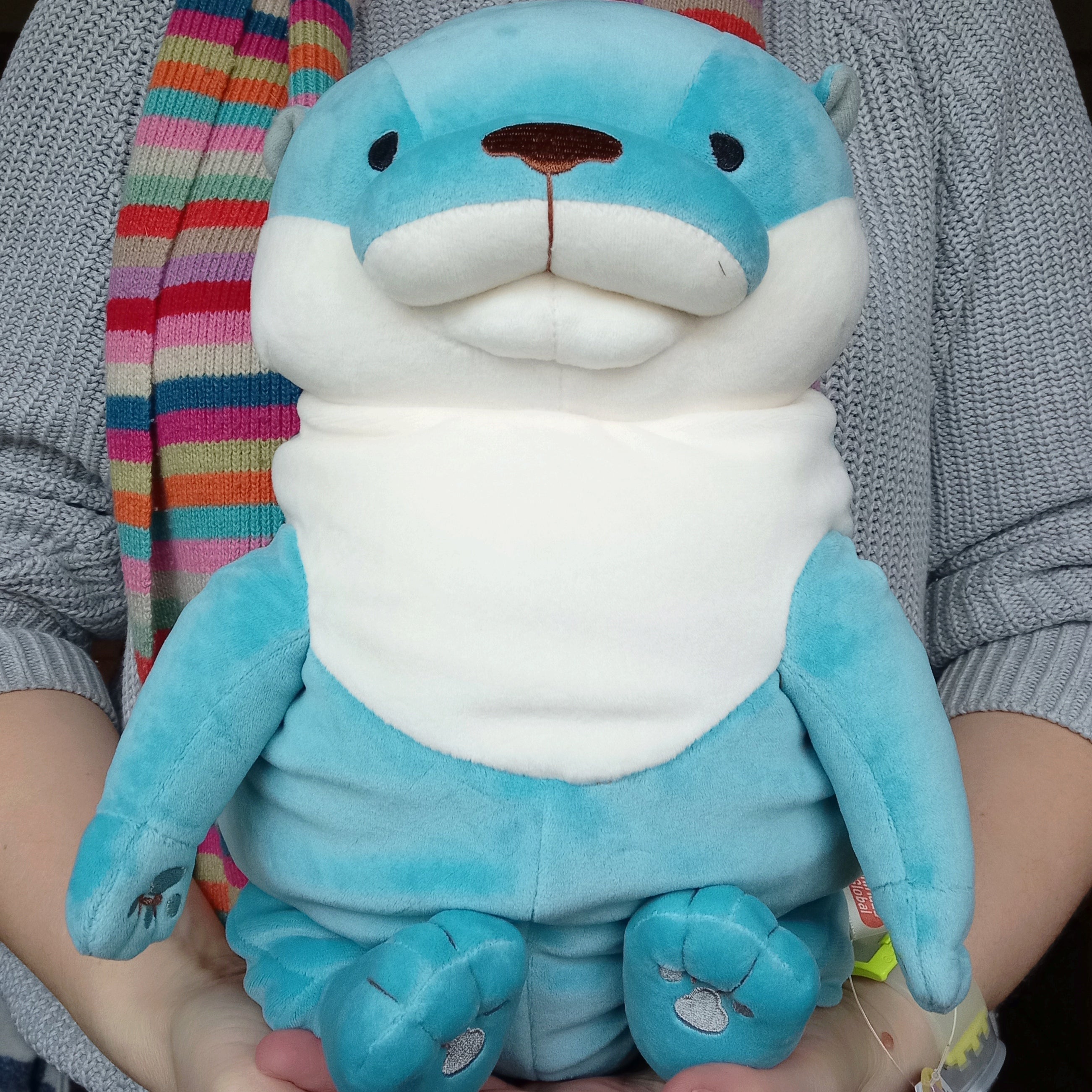 Large Blue Mochi Otter (42 cm)