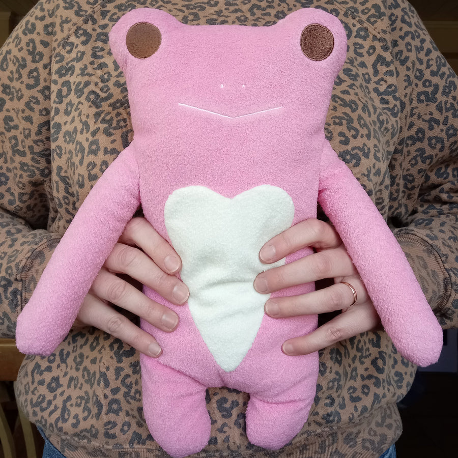 Fumofumo San Large Pink Frog (32cm)