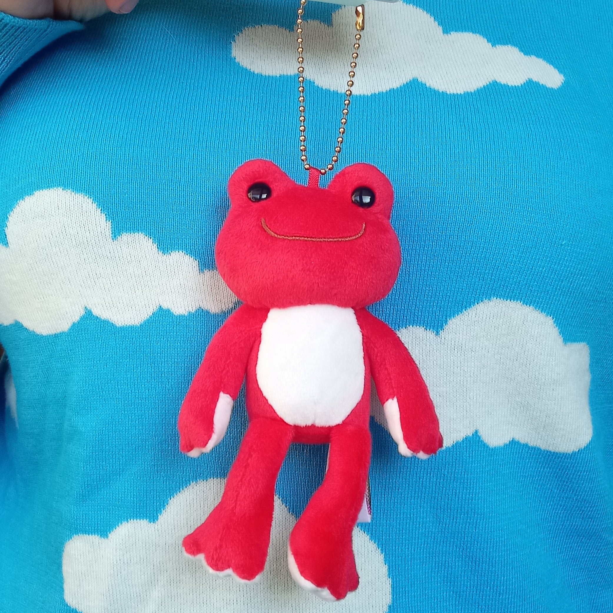 Small Red Pickles the Frog (14cm)