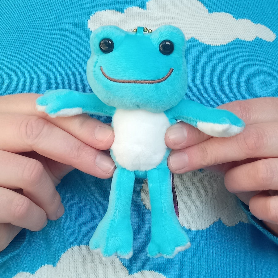 Mini Blue Pickles the Frog (14cm)