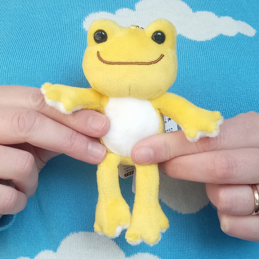 Small Yellow Pickles the Frog (14cm)