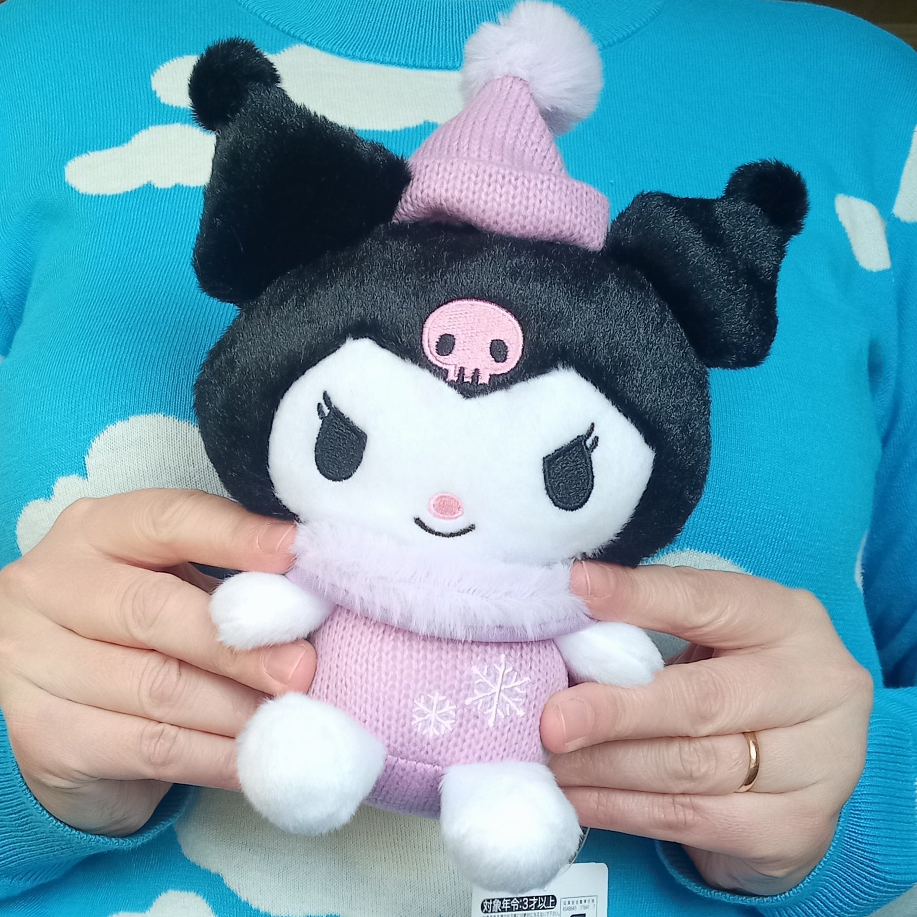 Kuromi Winter Outfit Plush (20cm) · Disco Waffle