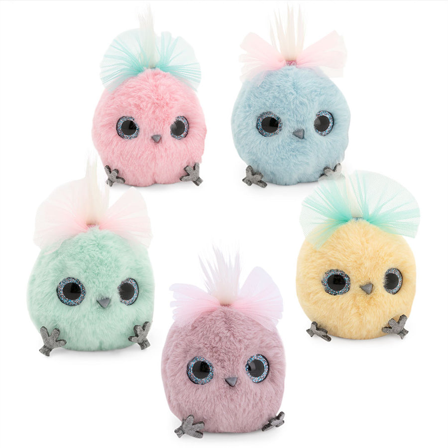 Mini WHOzie with bow clip plush